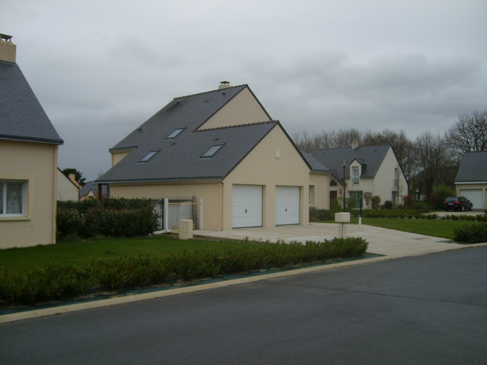 Construction d'une maison en lotissement